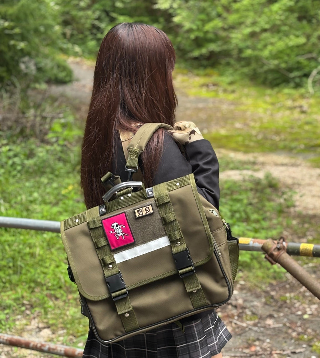 【野良道具製作所×片岡商店】国産3wayタクティカルスクールバッグ