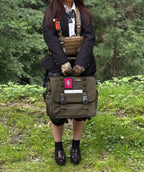 [Noradougu Seisakusho x Kataoka Shoten] Japanese 3-Way Tactical School Bag (Olive Drab)