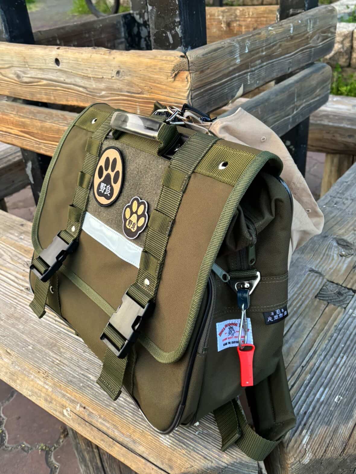 [Noradougu Seisakusho x Kataoka Shoten] Japanese 3-Way Tactical School Bag (Olive Drab)