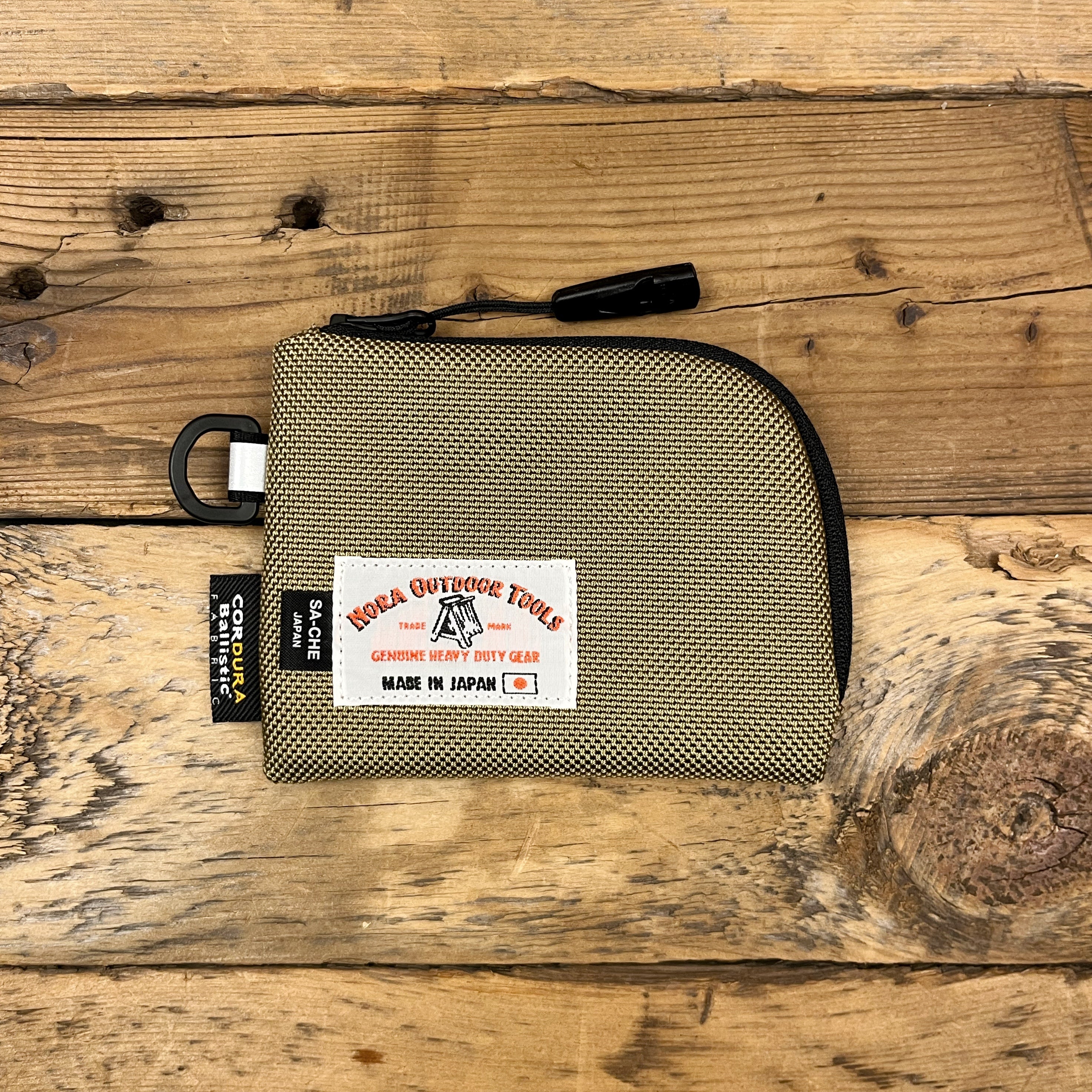 Bulletproof vest material extra-thick mini wallet "No-Wallet" 1680D ballistic nylon Made in Japan