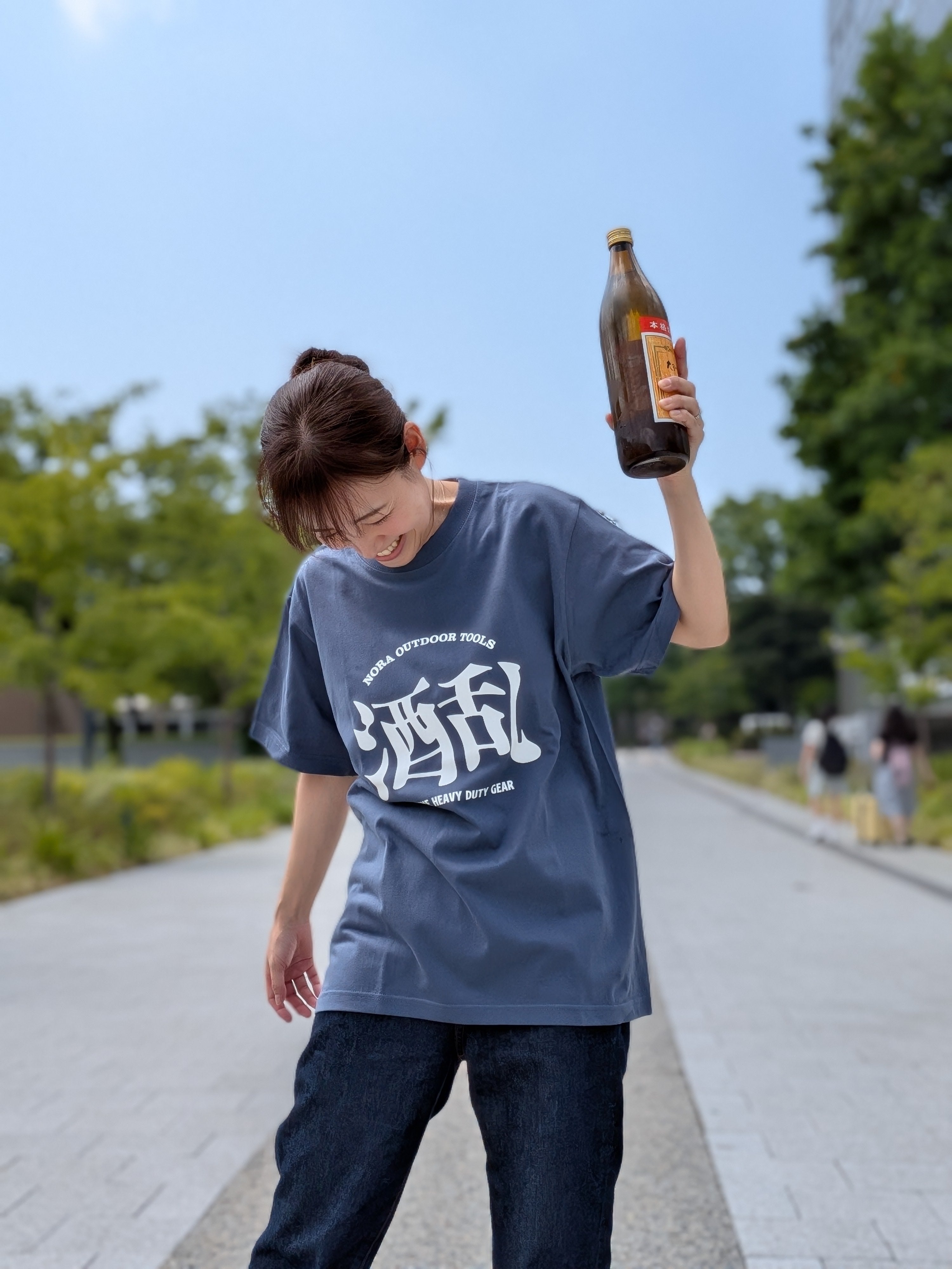酒乱Tシャツ「へべれけ」